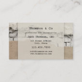 Builder Plasterer Home Rénovation Carte de visite (Dos)