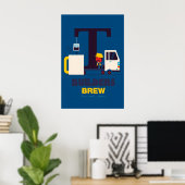 Builders Brew Tea Poster by Spencer Wilson (Bureau à domicile)
