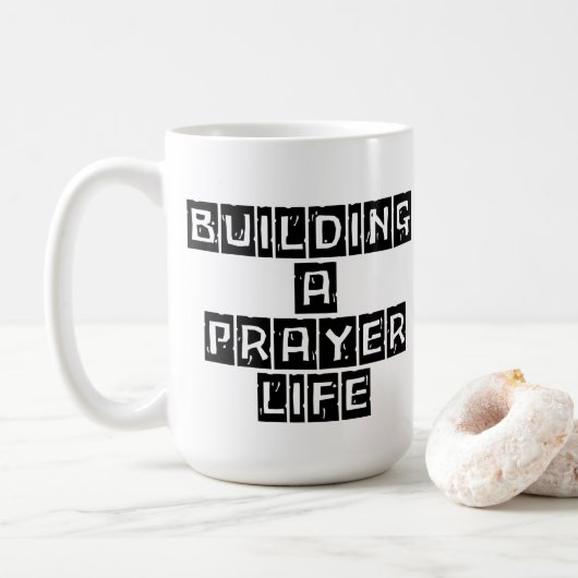 Building a Prayer Life Koffiemok (Met donut)