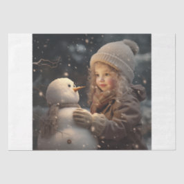 Building a Snowman Tissuepapier