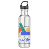 Building Bricks Waterfles (Voorkant)