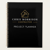 Building Construction Black Gold Project Planner (Voorkant)
