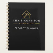 Building Construction Black Gold Project Planner (Voorkant)