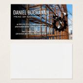 Building Rebar Infrastructure | Construction Logo (Devant & derrière)