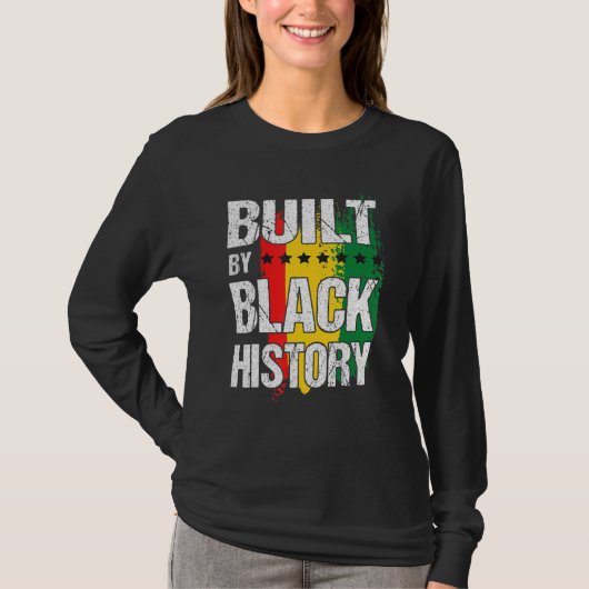 Built By Black History BHM African Pride Month Men T-shirt (Voorkant)