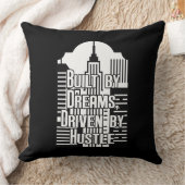 Built by Dreams Driven by Hustle City Design Kussen (Deken)