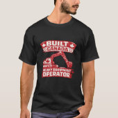 Built Canada Heavy Equipment Operator T-shirt (Voorkant)