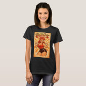 Built Cute on Purpose – Fiery Pin-Up T-shirt (Voorkant volledig)