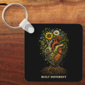Built Different Sleutelhanger (Voorkant)