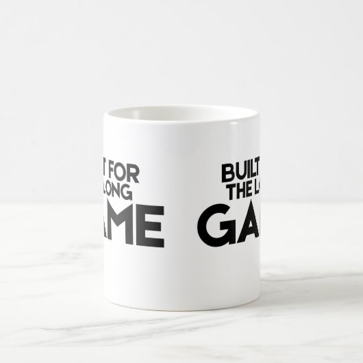 Built For The Long Game Classic Minimalist Mug (Centre)