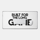 Built For The Long Game Minimalist Large Desk Mat (Keyboard & Muis)