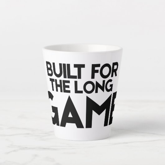 Built For The Long Game Tall Latte Mug (Devant)