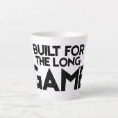Built For The Long Game Tall Latte Mug Mok (Voorkant)