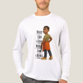 Built like A King,Pixarstyle 3d Tri-Blend Shirt (Voorkant volledig)