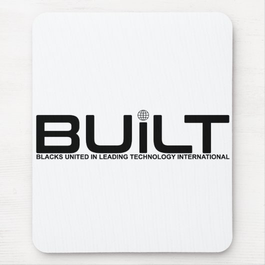 BUiLT Logo Mousepad Muismat (Voorkant)