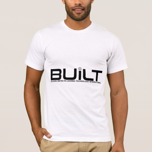 BUiLT Mannen T-shirt (Voorkant)