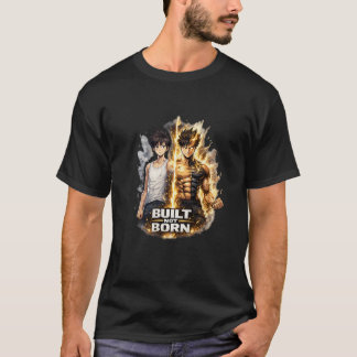 Built Not Born Anime Gym Transformatie T-Shirt
