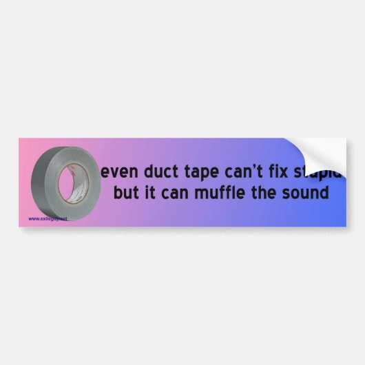 buisband bumpersticker (Voorkant)