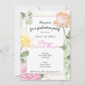  buisje, roze Afstuderen Kaart (Voorkant)