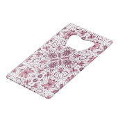 Buissons, magenta foncé et rose sur blanc (Dos Angle)