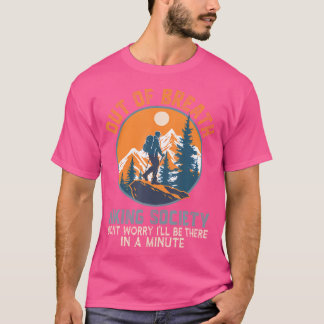 Buiten adem Wandelmaatschappij Berg Wandelen Wande T-shirt