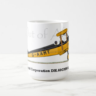 Buiten Afrika Koffie-Mok met een vliegtuig erop Koffiemok