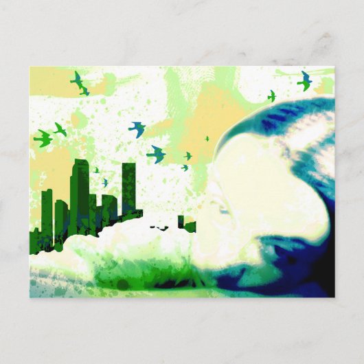 buiten bereik. briefkaart (Voorkant)