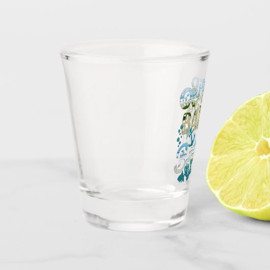 Buiten de Banken Uiteenlopende activa Shot Glas (Links)