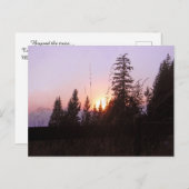 Buiten de bomen......briefkaart briefkaart (Voorkant / Achterkant)