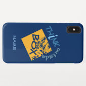 Buiten de de telefoongevallen van de de douanenaam Case-Mate iPhone case (Achterkant (horizontaal))