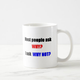 Buiten de doos denken: Waarom niet? Koffiemok