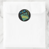 Buiten de doos stickers (Tas)