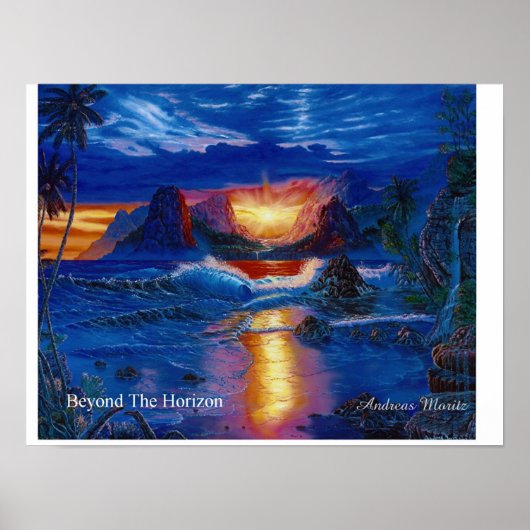 Buiten de horizon - Healing Art Poster (Voorkant)