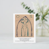 Buiten de ideeën van verkeerd doen en goed doen. briefkaart (Staand voorkant)