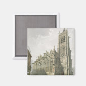 Buiten de Kerk van St. Severin, Parijs Magneet (Voorkant / Achterkant)