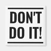 Buiten de koelkast magneet houden (Voorkant)