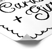 Buiten de markt markeren boeren Kaarten en geschen Poster (Hoek)