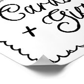 Buiten de markt markeren boeren Kaarten en geschen Poster (Hoek)