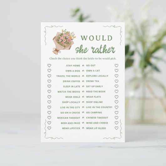 Buiten de markt speelt ze liever kaart (Staand voorkant)