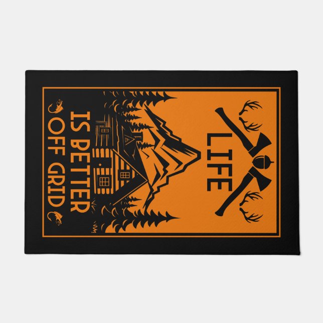 BUITEN DE NETLEVENSDUUR DEURMAT (Voorkant)