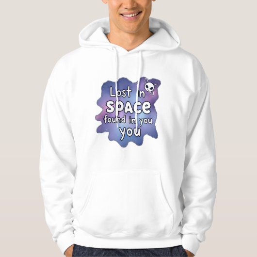 Buiten de ruimte hoodie (Voorkant)