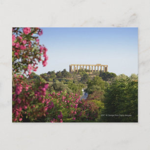 Buiten de vallei van de tempels briefkaart