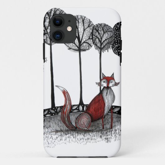 Buiten de vos Case-Mate iPhone case (Achterkant)