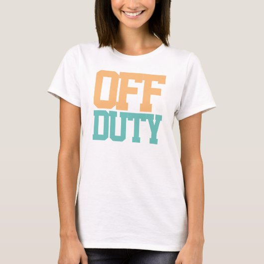 Buiten dienst T-Shirt (Voorkant)