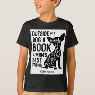 Buiten een hond t-shirt