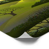 Buiten een regenboog poster (Hoek)