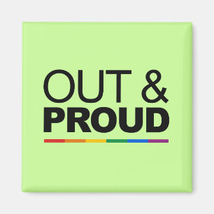 BUITEN EN PROUD MAGNEET
