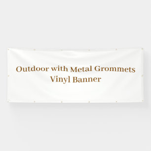 Buiten gebruik met metal oogjes 1,2 x 3 meter viny spandoek
