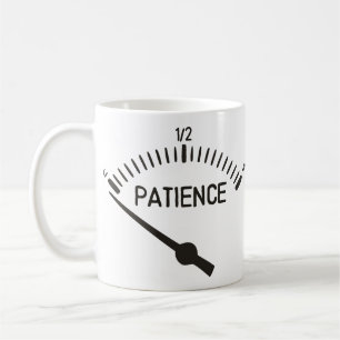 Buiten het bereik van de patiënt koffiemok