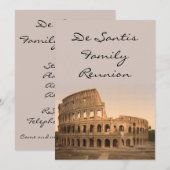 Buiten het Colosseum, Rome, Italië Kaart (Voorkant / Achterkant)